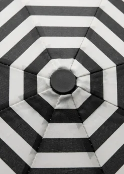 Stripe-printed umbrella><noscript><img width=