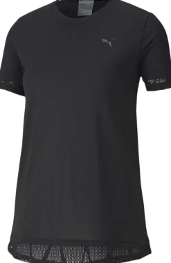 Puma Studion Mixed Lace T-shirt Sort Discount