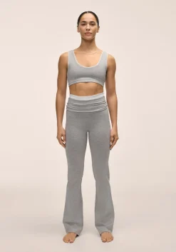 Casall SUBLIME FOLDED FLARE BUKSER Grå Online