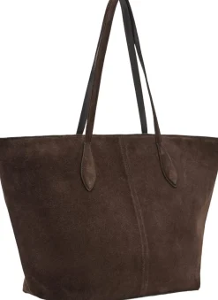 Dame MANGO Suede shopper bag