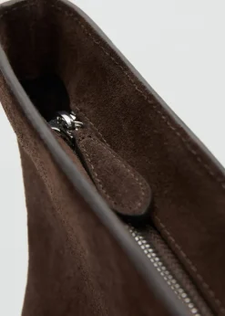 Dame MANGO Suede shopper bag