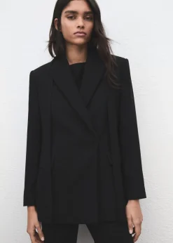 Suit jacket with scarf>MANGO Online