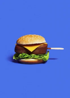 Poster & Frame Super Mercat - Magnum burger