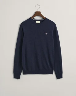 Gant SUPERFINE LAMBSWOOL C-NECK Dark navy melange Sale