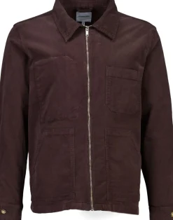 Lindbergh Superflex corduroy overshirt Dk brown New