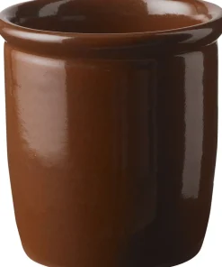 Knabstrup Keramik Syltekrukke, brun, 1 l Terracotta Online