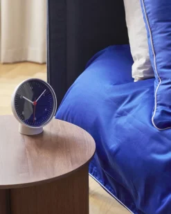 Hay Table Clock-White_