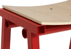 Hay Taburete 8 Bar stool Low Signal red