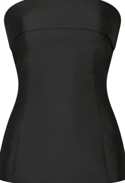 Dame Neo Noir Taleen Dull Sateen top