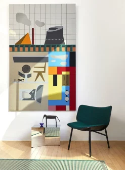 Hay Tapis-170 x 240-Black and green