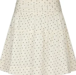 Neo Noir Tarrow Dot Skirt Creme