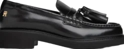 Dame Tommy Hilfiger TASSEL SQUARISH TOE LTHR LOAFER