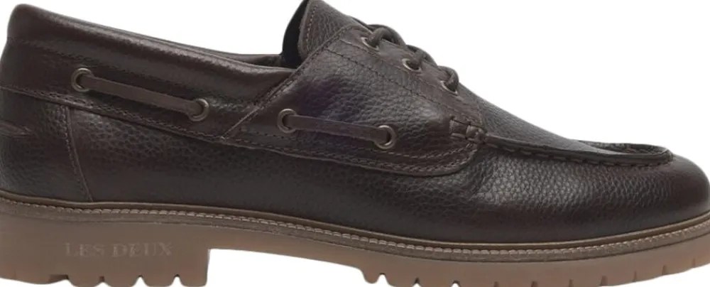 Les Deux Taylor Leather Boat Shoe