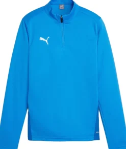 Puma Teamgoal 1/4 Lynlås Trænings Trøje Blå Clearance