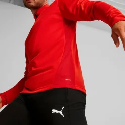 Puma Teamgoal 1/4 Zip Trænings Trøje Orange New