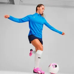 Puma TeamGoal 1/4 Zip Trænings Trøje Blå