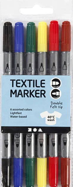 Tekstiltusch, streg 2,3+3,6 mm.>Creativ Company Discount