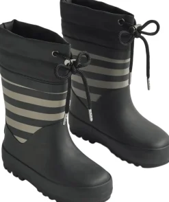 Wheat Termo Gummistøvle Black stripe Discount