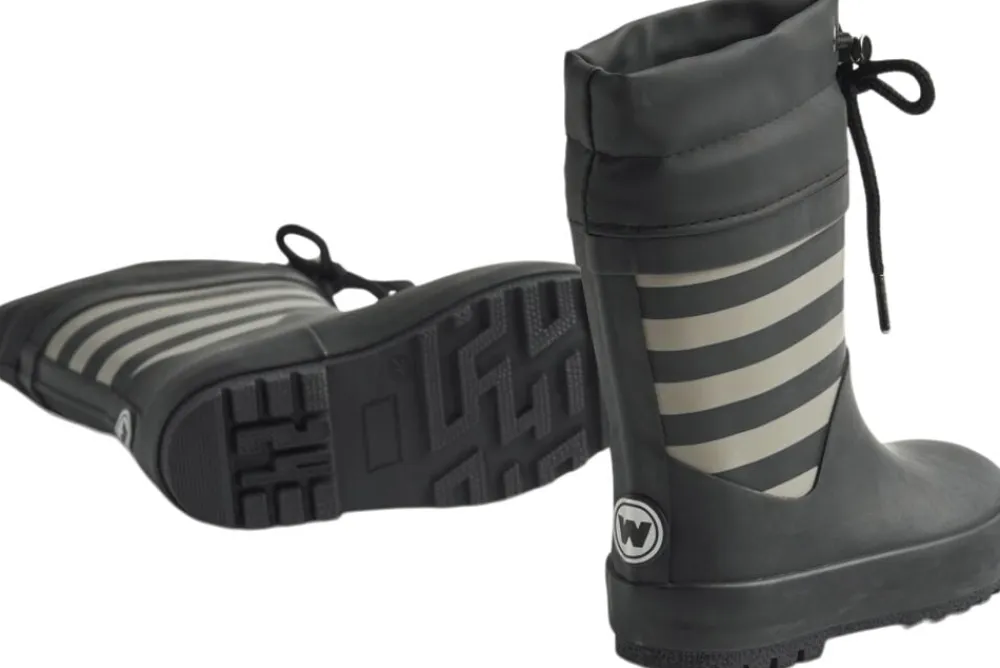 Wheat Termo Gummistøvle Black stripe Discount