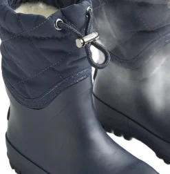 Wheat Termo Snestøvle Drizzle Blå Outlet