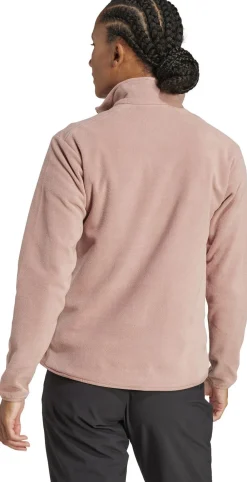 adidas Terrex Essentials Full Zip Sweatshirt Pink New