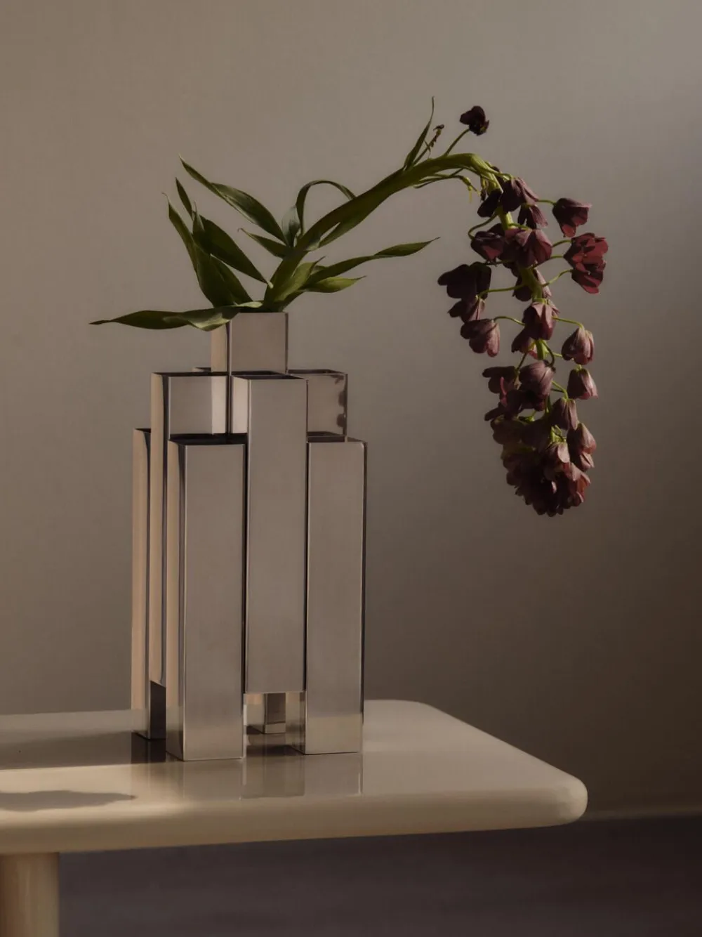 Tessera Vase - 3x3 - Mirror Polished>Ferm Living Hot