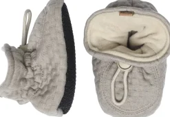 Børn Melton Textile slippers w. structure