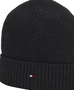 Tommy Hilfiger TH FLAG PIMA COTTON BEANIE Charcoal gray New
