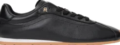 TH Monogram Low Profile Leather Trainers>Tommy Hilfiger Outlet