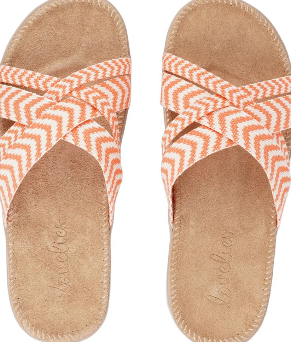 THALIA - SUEDE SOLE AND COTTON STRAPS>Lovelies Hot