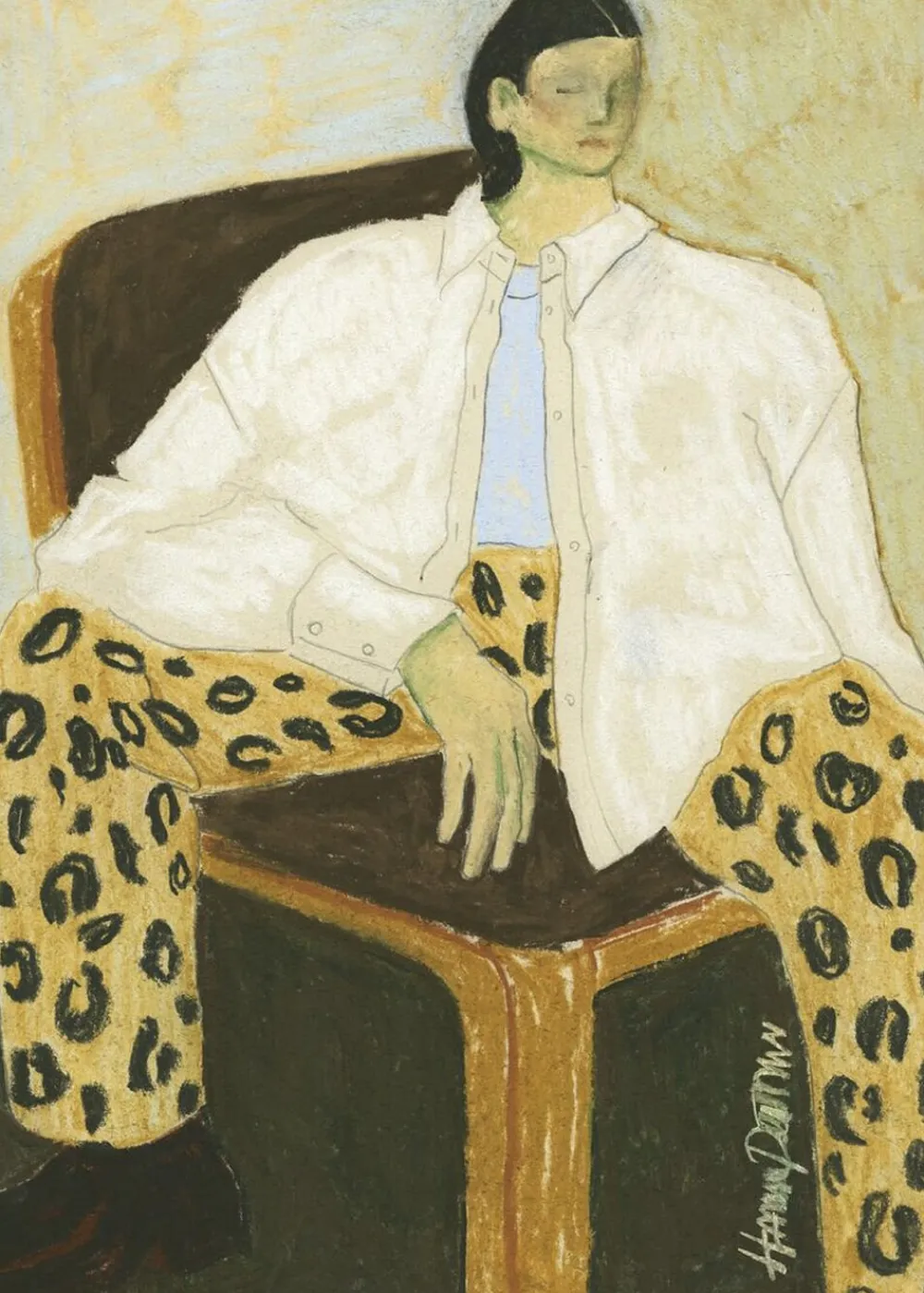 Poster & Frame The Poster Club x Hanna Peterson - Fashion Diva 02 Flerfarvet Outlet