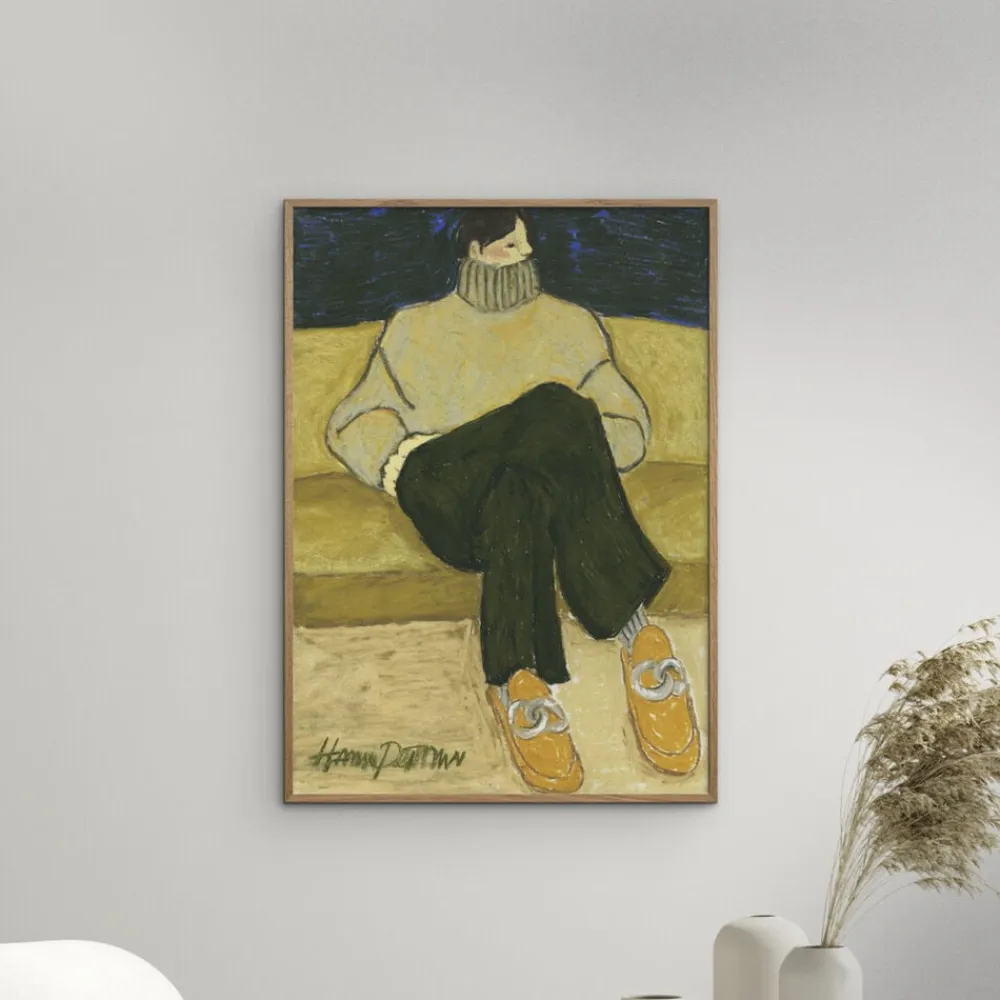 Poster & Frame The Poster Club x Hanna Peterson - Fashion Diva 02 Flerfarvet Outlet