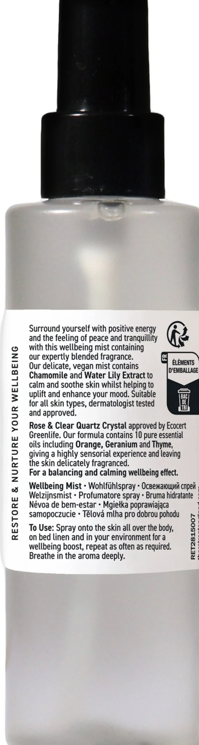 The Retreat Energising Wellbeing Mist Outlet