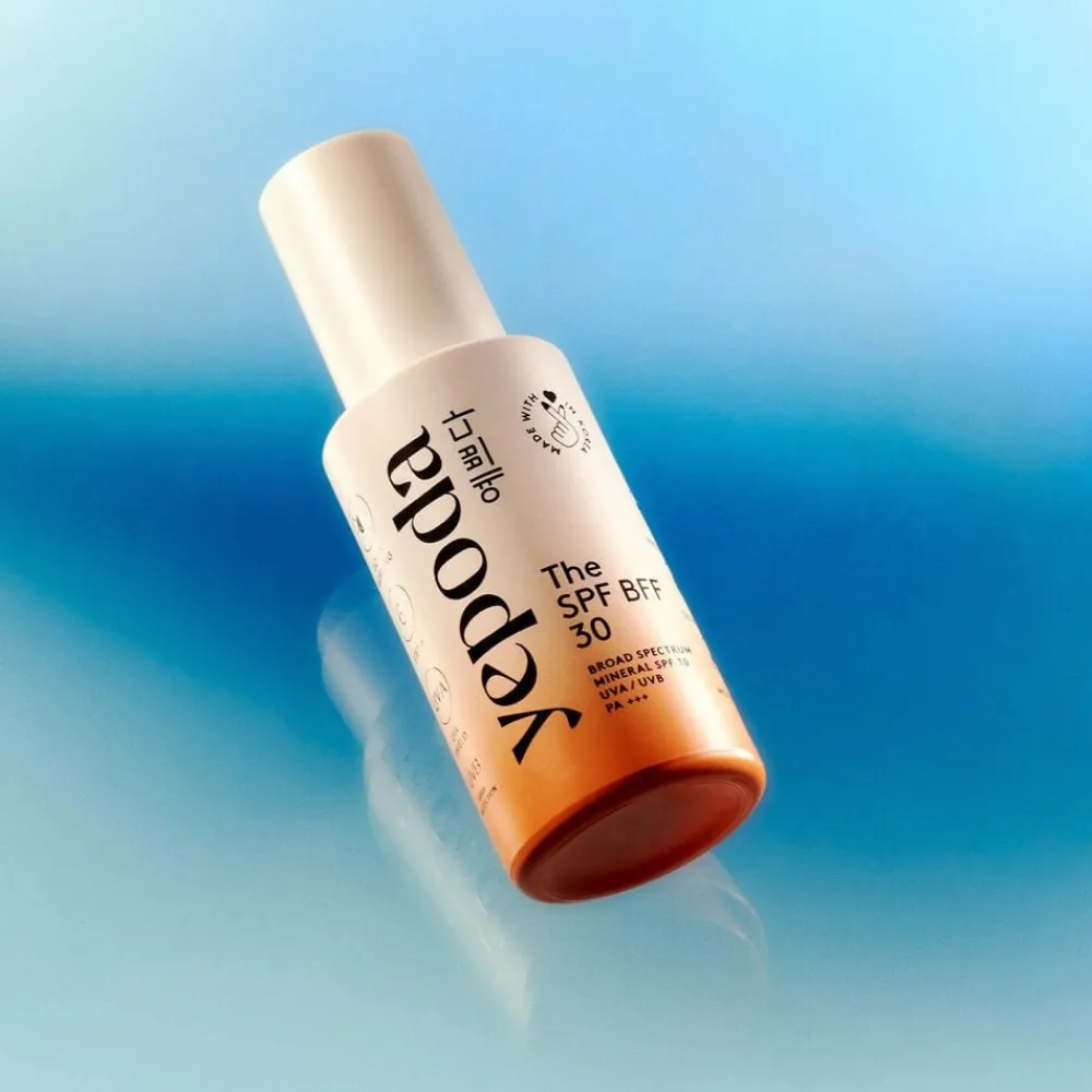 YEPODA The SPF BFF (30) - Tonet mineralsk solcreme UVA/UVB SPF 30 PA+++ New