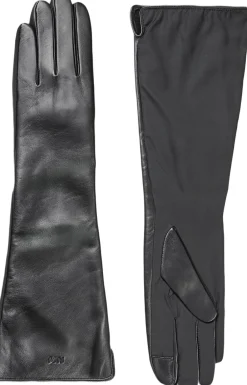 Mads Nørgaard - Copenhagen Tian Ace Long Leather Mix Glove Sort New