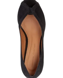 Anonymous Copenhagen Tiffany Stiletto Calf suede Black
