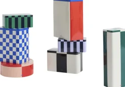 Hay Tin Container-Slim-Green and off-wh Outlet