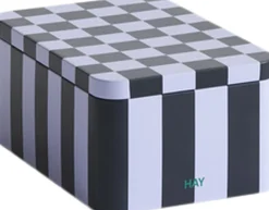 Hay Tin Container-Small-Dark blue and l Online