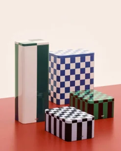 Hay Tin Container-Small-Dark blue and l Online