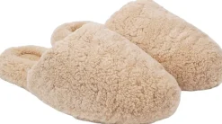 Lovelies TIRICH MIR - SHEARLING CLOSED SLIPPERS Warm taupe Online