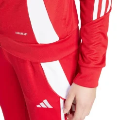 adidas Tiro 24 Full Zip Trænings Trøje R&oslash;d Clearance