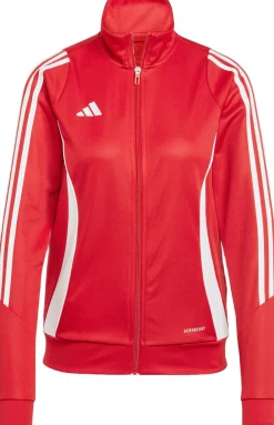 adidas Tiro 24 Full Zip Trænings Trøje R&oslash;d Clearance