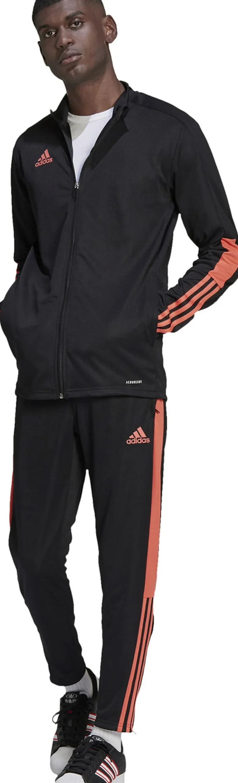 adidas Tiro Essentials træningsjakke Sort New