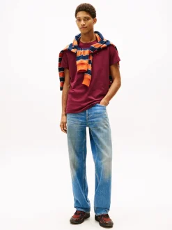 Tommy Hilfiger TJM XSLIM JERSEY TEE EXT Red wine Sale