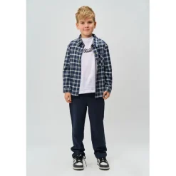 Børn The New TNRonan OS L_S Flannel Shirt