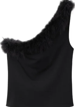 MANGO TOP XPLUMI Black New