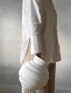 Knabstrup Keramik Tortus Archie vase No3 white Online