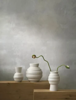 Knabstrup Keramik Tortus Archie vase No3 white Online