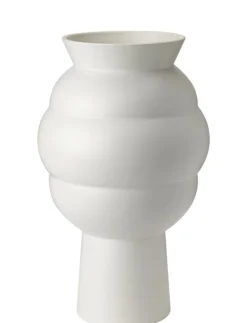 Knabstrup Keramik Tortus Archie vase No4 white
