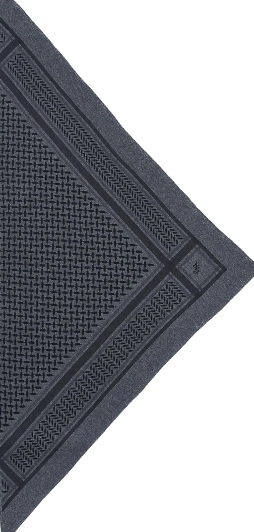 Lala Berlin Triangle Trinity Classic M - 100% cashmere Lubecca dark grey melange Best